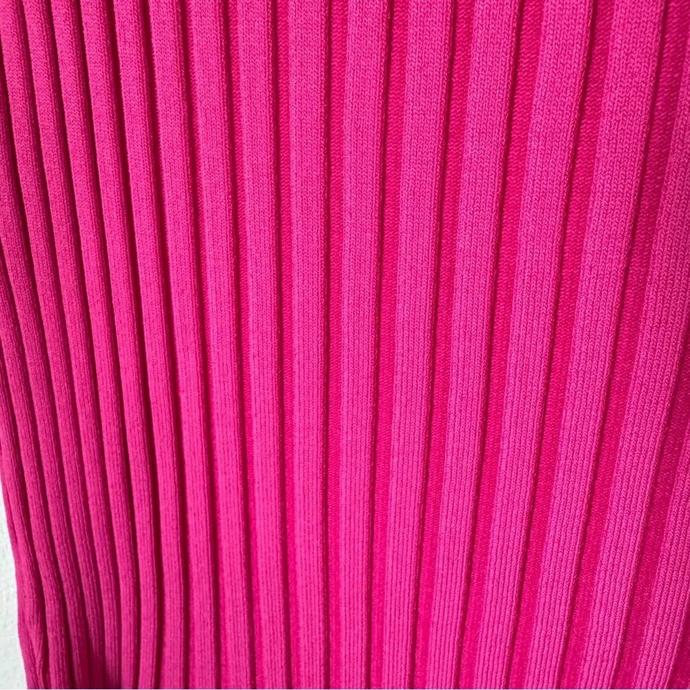 NWT ASTR The Label Loriana Dress Size XL Pink Ribbed Bodycon Off the Shoulder - Picture 6 of 16